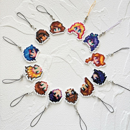 Stardew Valley Villager Phone Charm