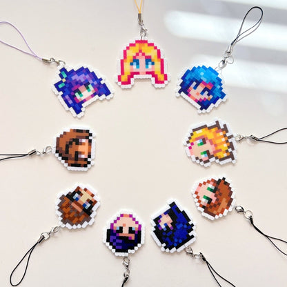 Stardew Valley Villager Phone Charm