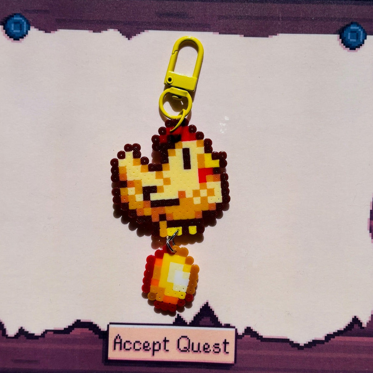 Stardew Valley Chicken Charm