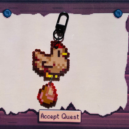Stardew Valley Chicken Charm