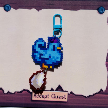 Stardew Valley Chicken Charm