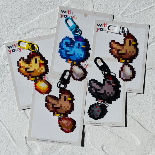 Stardew Valley Chicken Charm